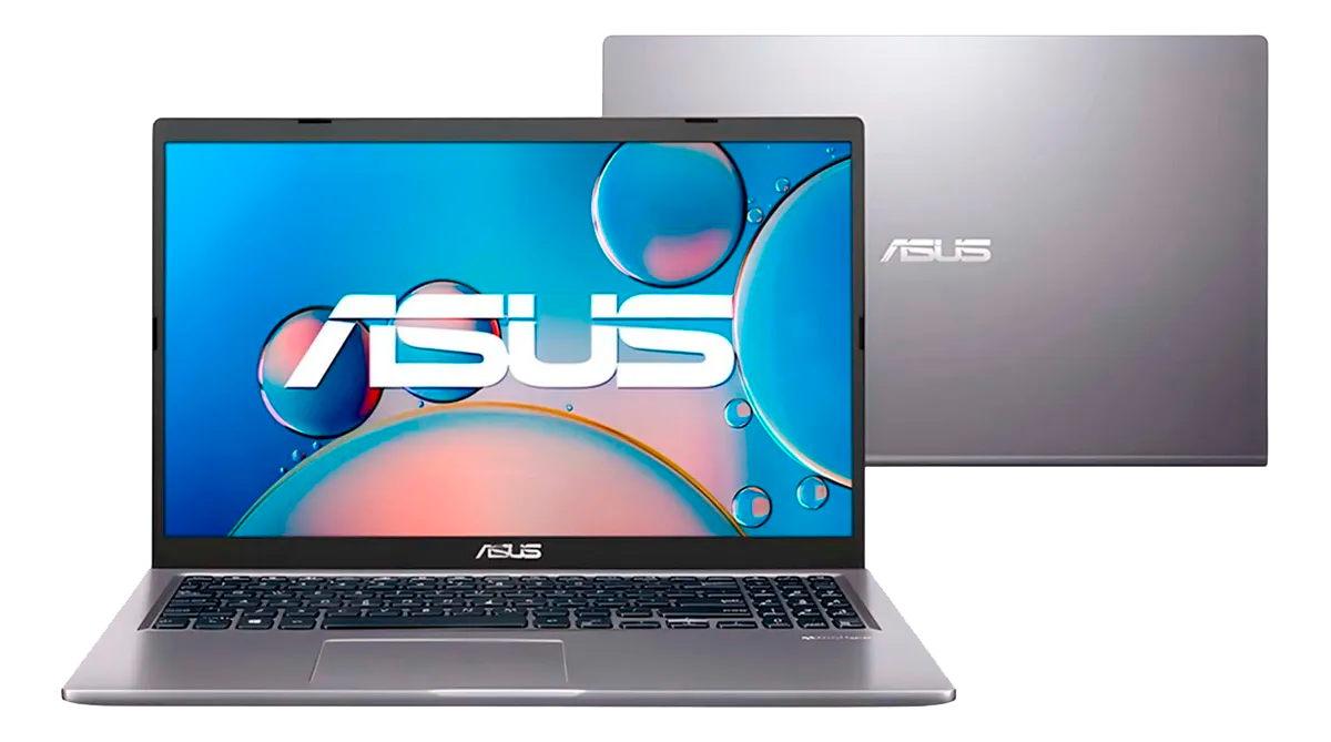 Notebook Asus X515 Intel Celeron Dual Core N4500 4GB Ram 128GB SSD Windows 11 Home Tela 156 Slate Grey X515KA BR309WS