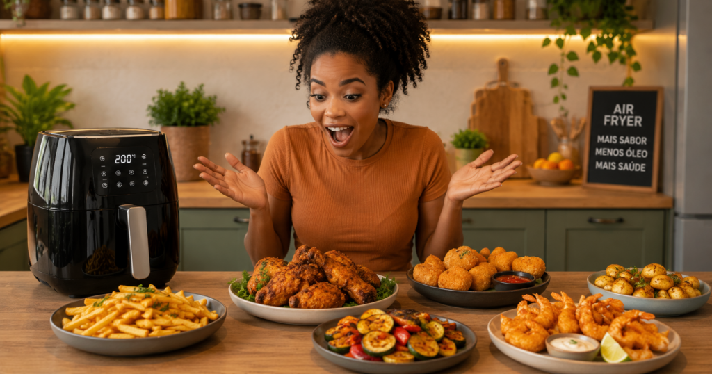 Air Fryer ou Forno Elétrico para alimentos crocantes e Saudáveis?