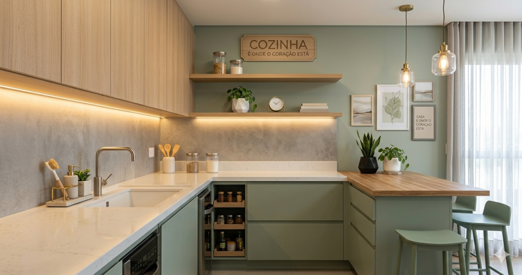 Como Fazer Decoração de Cozinha Simples Gastando Pouco. 6 Cozinha decorada, decoração de cozinha simples gastando pouco